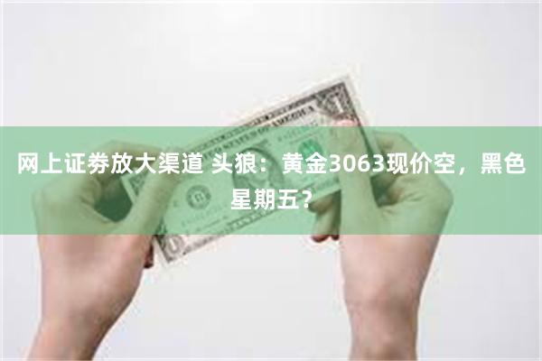 网上证劵放大渠道 头狼：黄金3063现价空，黑色星期五？