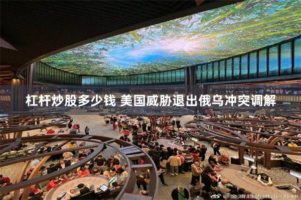 杠杆炒股多少钱 美国威胁退出俄乌冲突调解