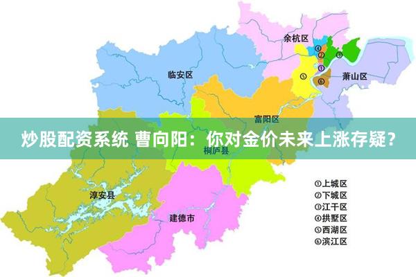 炒股配资系统 曹向阳：你对金价未来上涨存疑？
