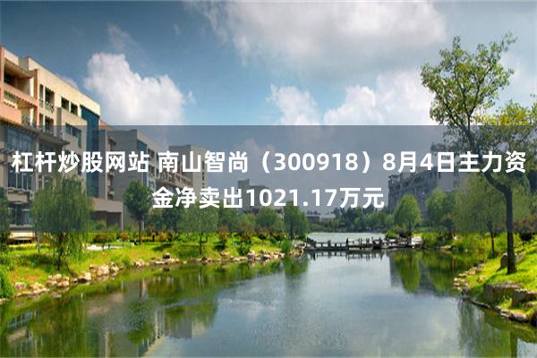杠杆炒股网站 南山智尚（300918）8月4日主力资金净卖出1021.17万元