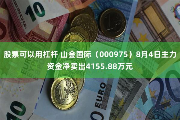 股票可以用杠杆 山金国际（000975）8月4日主力资金净卖出4155.88万元