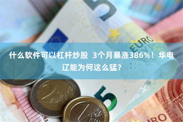 什么软件可以杠杆炒股  3个月暴涨386%！华电辽能为何这么猛？