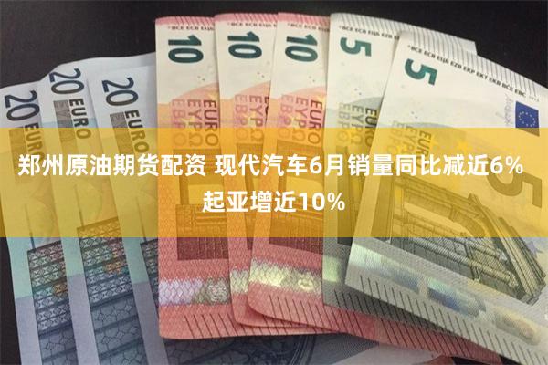 郑州原油期货配资 现代汽车6月销量同比减近6% 起亚增近10%