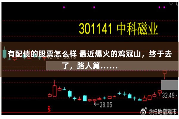 有配债的股票怎么样 最近爆火的鸡冠山，终于去了，路人篇……