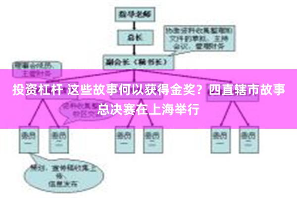 投资杠杆 这些故事何以获得金奖？四直辖市故事总决赛在上海举行
